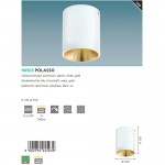 Настенно-потолочный светильник Eglo 94503 POLASSO