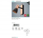 Светильник поворотный спот Eglo 94584 BARNHAM