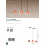 Светильник подвесной Eglo 94591 ROCAMAR