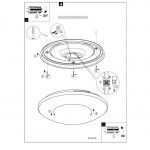Настенно-потолочный светильник Eglo 94596 LED GIRON