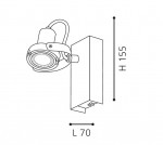 Светильник поворотный спот Eglo 94646 NOVORIO 1