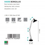 Торшер напольный Eglo 94698 BORGILLIO