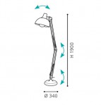 Торшер напольный Eglo 94701 BORGILLIO