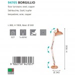 Торшер напольный Eglo 94705 BORGILLIO