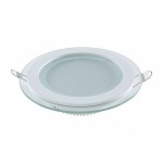Светильник Gauss Glass круг 12W 990lm 4000K 220-240V IP20 монт ?118 160*35 с дек стеклом LED (947111212)