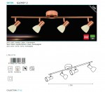 Светильник спот Eglo 94739 GLOSSY 2