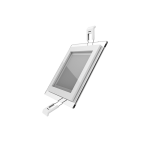Светильник Gauss Glass кв 6W 450lm 3000K 220-240V IP20 монт ?70х70 100*100*35 с дек стеклом LED (948111106)