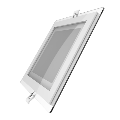 Светильник Gauss, квадратный с декоративным стеклом,200х200х30, ?150х150, 18W 3000K, 1390лм (948111118)