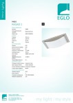 Светильник для ванной комнаты Eglo 94885 WASAO 1