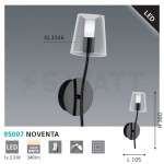 Настенно-потолочный светильник Eglo 95007 NOVENTA