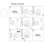 Уличный светодиодный настенно-потолочный светильник Eglo 95084 ALFENA-S