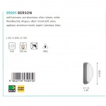 Уличный светодиодный настенный светильник Eglo 95091 BERSON