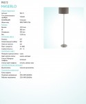 Торшер напольный Eglo 95172 MASERLO