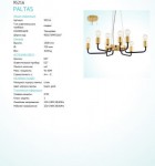 Подвесной светильник Eglo 95216 PALTAS