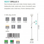 Торшер напольный Eglo 95317 SPELLO 3