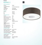 Настенно-потолочный светильник LED Eglo 95336 ROMAO 2