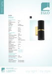 Настенно-потолочный светильник Eglo 95364 PASSA