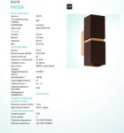 Настенно-потолочный светильник Eglo 95379 PASSA