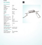 Светильник спот Eglo 95449 ALCAMO