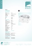 Настенно-потолочный светильник LED Eglo 95518 JURANDA