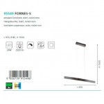 Подвесной светильник Eglo 95549 FORNES-S