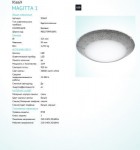 Настенно-потолочный светильник Eglo 95669 MAGITTA 1