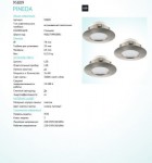 Встраиваемый светильник Eglo 95809 PINEDA