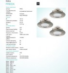 Встраиваемый светильник Eglo 95816 PINEDA