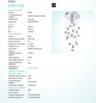 Накладной светильник Eglo 95834 LUXY LED