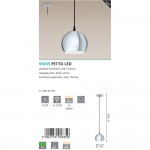 Подвесной светильник Eglo 95835 PETTO LED