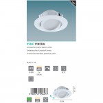 Встраиваемый светильник Eglo 95847 PINEDA