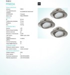 Встраиваемый светильник Eglo 95853 PINEDA