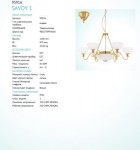 Люстра подвесная Eglo 95916 SAVOY 1