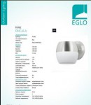 Уличный светодиодный светильник настенный Eglo 95982 ONCALA