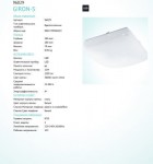 Настенно-потолочный светильник Eglo 96029 GIRON-S