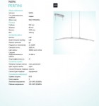Подвесной диодный светильник Eglo 96096 PERTINI