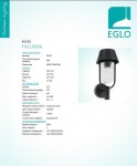 Уличный светильник настенный Eglo 96236 FACUNDA