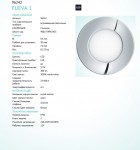 Встраиваемый светильник Eglo 96242 FUEVA 1