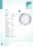 Встраиваемый светильник Eglo 96244 FUEVA 1