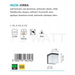 Уличный светодиодный светильник настенный Eglo 96256 JORBA