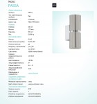 Светодиодное бра Eglo 96261 PASSA