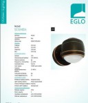 Уличный светодиодный светильник настенный Eglo 96268 SESIMBA