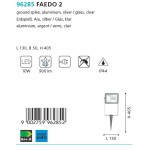 Ландшафтный светодиодный спот Eglo 96285 FAEDO 2