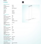 Светодиодный подвесной светильник Eglo 96318 PARRI
