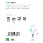 Светодиодное бра Eglo 96321 PARRI