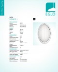 Уличный светодиодный светильник настенно-потолочный Eglo 96338 SIONES 1