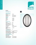 Уличный светодиодный светильник настенно-потолочный Eglo 96339 SIONES 1