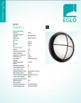 Уличный светодиодный светильник настенно-потолочный Eglo 96342 SIONES 1