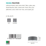 Потолочный светильник Eglo 96366 PASTERI