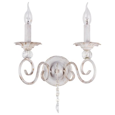 Светильник бра классическое с хрусталем Экономсвет 96393/2wPAINTING Светильник бра классическое с хрусталем Экономсвет 96393/2wPAINTING